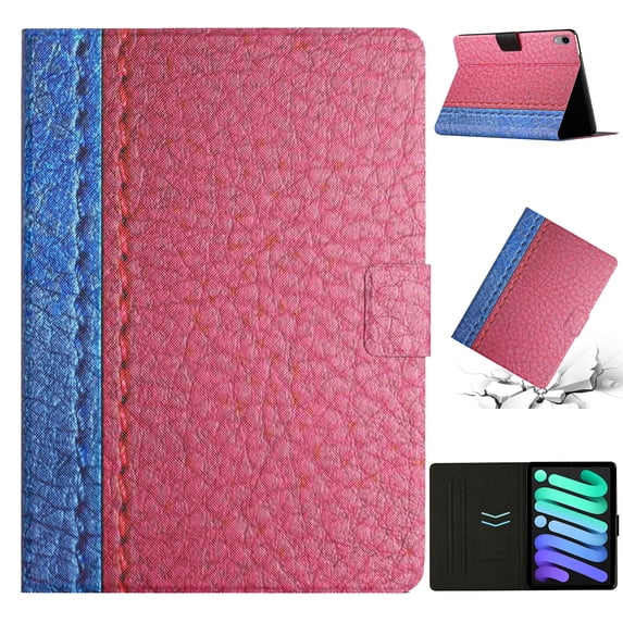 Allytechgroup Slim Fit 11 inch Tablet Case Cover for iPad Air 2024 – Shockproof and Drop Protective with Kickstand and Flip Case with Auto Sleep Wake, Rose
