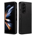 thumbnail image 1 of Allytechgroup Slim Fit Phone Case for Samsung Galaxy Z Fold6, Hard PC PU Leather Back Cover Anti-Scratch Drop Protection Shockproof Case Cover for Galaxy Z Fold 6, Black, 1 of 9