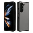 thumbnail image 1 of Allytechgroup Slim Fit Phone Case for Samsung Galaxy Z Fold6, Hard PC PU Leather Back Cover Anti-Scratch Drop Protection Shockproof Case Cover for Galaxy Z Fold 6, Gray, 1 of 9