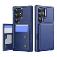 thumbnail image 1 of Allytechgroup Slim Fit for Samsung Galaxy S25 Ultra Case, Protective PU Leather Wallet Cover with Card Holder RFID Blocking Back Case Shockprooof Back Cover for Samsung Galaxy S25 Ultra, Darkblue, 1 of 7