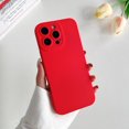thumbnail image 1 of Allytechgroup Slim Fit Silicone Back Cover Cell Phone Case with Case for Apple iPhone 15 Pro Max, Red, 1 of 6