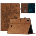 thumbnail image 1 of Allytechgroup Slim-Fit iPad Air 11 Case (2024), Butterfly Embossed Flip Case Cover for Apple iPad Air 11-inch – Shockproof, Drop Protective, with Kickstand, Auto Sleep & Wake Features, Brown, 1 of 9
