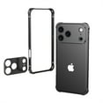 thumbnail image 1 of Allytechgroup Slim Frame for iPhone 12 Pro Max Case with Camera Lens Protector, Heat Dissipation Lightweight Rugged Support Wireless Charging Shock-Resistant Bumper for iPhone 12 Pro Max, Black, 1 of 6
