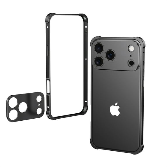 Allytechgroup Slim Frame for iPhone 12 Pro Max Case with Camera Lens Protector, Heat Dissipation Lightweight Rugged Support Wireless Charging Shock-Resistant Bumper for iPhone 12 Pro Max, Black