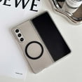 thumbnail image 1 of Allytechgroup Slim Matte Samsung Galaxy Z Fold 4 Case with Magnetic Ring, Translucent Soft TPU Shockproof Phone Case for Samsung Galaxy Z Fold 4 Cover Compatible with MagSafe Charging, Gray, 1 of 8
