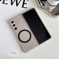 thumbnail image 1 of Allytechgroup Slim Matte Samsung Galaxy Z Fold 5 Case with Magnetic Ring, Translucent Soft TPU Shockproof Phone Case for Samsung Galaxy Z Fold 5 Cover Compatible with MagSafe Charging, Gray, 1 of 8