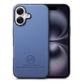 thumbnail image 1 of Allytechgroup Slim PU Leather Case for iPhone 16 Plus, Shockproof Anti-Scratch Magnetic Cover, Wireless Charging Compatible, Lightweight Protective Phone Case for iPhone 16 Plus, Blue, 1 of 8