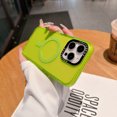 thumbnail image 1 of Allytechgroup Slim Phone Case for Apple iPhone 15, Matte Shockproof iPhone 15 Cover Compatible with MagSafe, Translucent Slim Fit Cell Phone Case, Green, 1 of 9