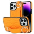thumbnail image 1 of Allytechgroup Slim Phone Case for Apple iPhone 16 Plus, with Hand Strap & Ring Holder Easy to Handle Shockproof Anti-Fingerprint Anti-Slip Stand Protective Case Cover for Women Men,Orange, 1 of 8
