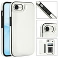 thumbnail image 1 of Allytechgroup Slim Wallet Case for iPhone 16e, Flip PU Leather Kickstand Card Slots Case, Double Magnetic Buttons Shockproof Full Body Protection Durable Case for Women Men, White, 1 of 9