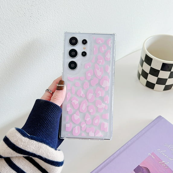 Allytechgroup Soft Shell Case for Galaxy A13 5G, Slim Back Cover Shockproof Anti-Scratch Fashion Pattern Phone Case for Samsung Galaxy A13 5G, Pink Leopard