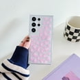 thumbnail image 1 of Allytechgroup Soft Shell Case for Galaxy A34 5G, Slim Back Cover Shockproof Anti-Scratch Fashion Pattern Phone Case for Samsung Galaxy A34 5G, Pink Leopard, 1 of 9
