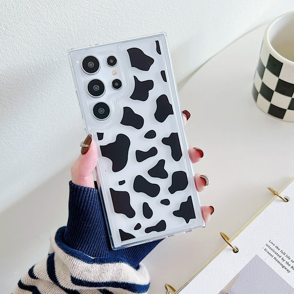 Allytechgroup Soft Shell Case for Galaxy A53 5G, Slim Back Cover Shockproof Anti-Scratch Fashion Pattern Phone Case for Samsung Galaxy A53 5G, Cow Stripe