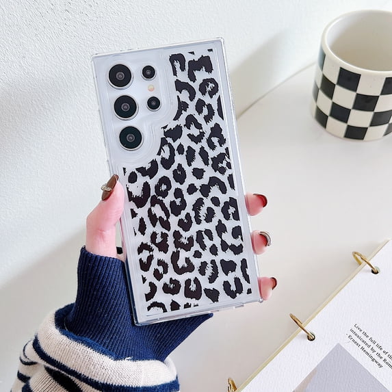 Allytechgroup Soft Shell Case for Galaxy A73 5G, Slim Back Cover Shockproof Anti-Scratch Fashion Pattern Phone Case for Samsung Galaxy A73 5G, Leopard