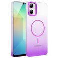 thumbnail image 1 of Allytechgroup Sparkly Case for Samsung Galaxy A06, Slim Glitter Magnetic Phone Shell Compatible with Magsafe Anti Yellowing Shockproof Protective Back Cover for Samsung Galaxy A06, Purple, 1 of 6