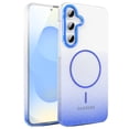 thumbnail image 1 of Allytechgroup Sparkly Case for Samsung Galaxy A55, Slim Glitter Magnetic Phone Shell Compatible with Magsafe Anti Yellowing Shockproof Protective Back Cover for Samsung Galaxy A55, Blue, 1 of 6