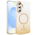 thumbnail image 1 of Allytechgroup Sparkly Case for Samsung Galaxy A55, Slim Glitter Magnetic Phone Shell Compatible with Magsafe Anti Yellowing Shockproof Protective Back Cover for Samsung Galaxy A55, Gold, 1 of 6