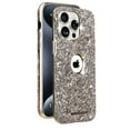 thumbnail image 1 of Allytechgroup Sparkly Case for iPhone 14 Pro Max, Bling Diamond Rhinestones Slim Phone Case Support Wireless Charging Shockproof Magnetic Back Cover for iPhone 14 Pro Max, Gray, 1 of 6