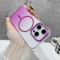 thumbnail image 1 of Allytechgroup Sparkly Case for iPhone 15, Slim Glitter Magnetic Phone Shell Compatible with Magsafe Anti Yellowing Shockproof Protective Back Cover for iPhone 15, Purple, 1 of 6