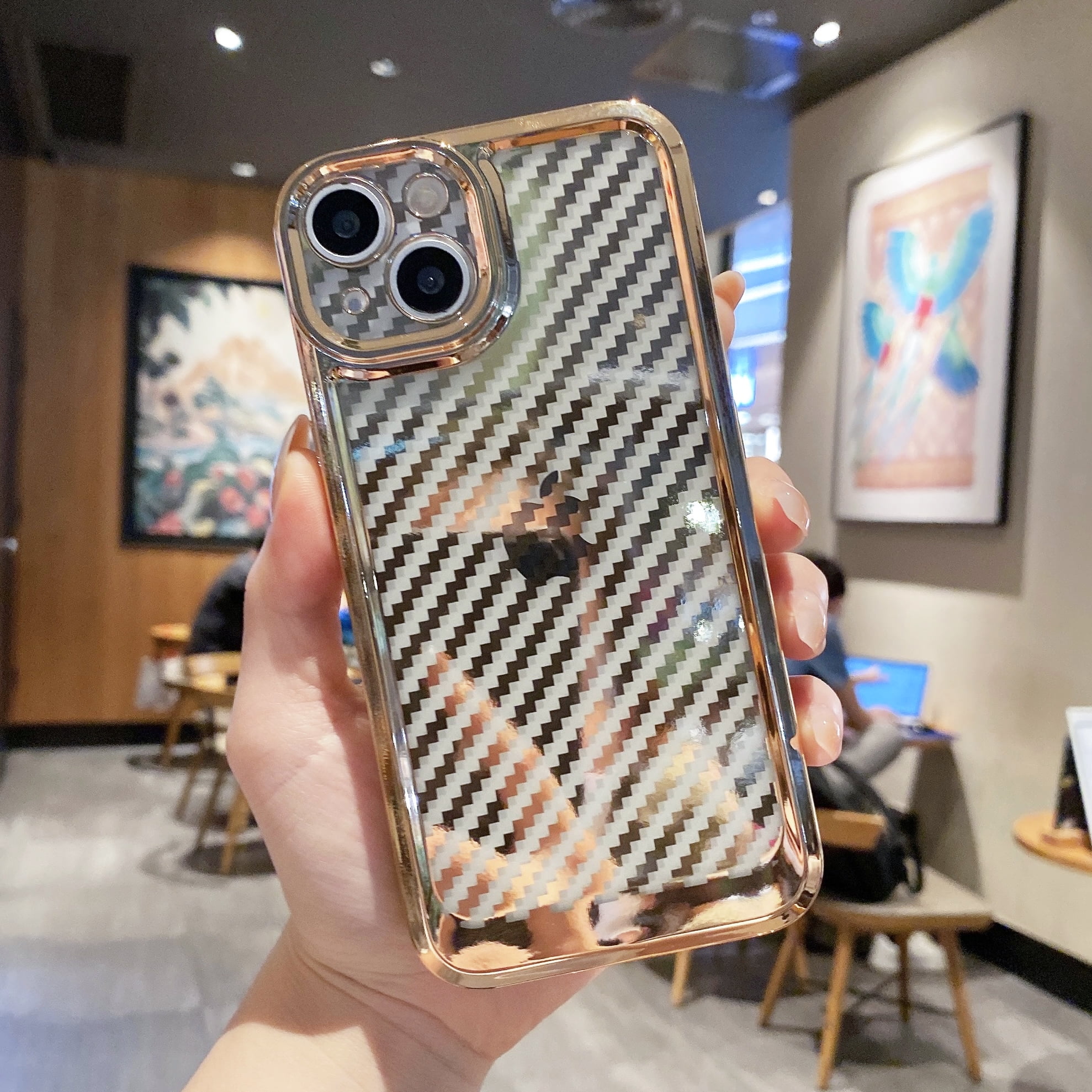 TECHGEAR CarbonFlex Case For OnePlus 7, Premium Luxury Flexible Soft - View #8