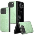 thumbnail image 1 of Allytechgroup Stylish Translucent Back Cover Phone Case for Google Pixel 9 Pro Fold, Slim Fit Bumper Protective Shell Case for Girls Women, Lawngreen, 1 of 6