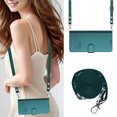 thumbnail image 1 of Allytechgroup Case for Samsung Galaxy S25, RFID Blocking PU Leather Wallet Flip Case with Cards Holder Crossbody Shoulder Strap Shockproof Multi-functional Phone Case for Samsung Galaxy S25, Darkgreen, 1 of 7