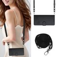 thumbnail image 1 of Allytechgroup Case for Samsung Galaxy S25, RFID Blocking PU Leather Wallet Flip Case with Cards Holder Crossbody Shoulder Strap Shockproof Multi-functional Phone Case for Samsung Galaxy S25, Black, 1 of 6