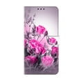 thumbnail image 1 of Allytechgroup Stylish iPhone XS Max Case Cover, Flip Cover Wallet Case with Card Slots, Magnetic Closure Stand Feature Shockproof PU Leather Phone Case for Apple iPhone XS Max,Pink Rose, 1 of 8