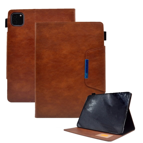 Allytechgroup Versatile Apple iPad Air Case 11 inch 2024 wit Drop Protection Kickstand FeaturE, Lightweight iPad Air 11 Inch Case Cover with Magnetic Closure, Auto Sleep Wake, Brown