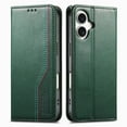 thumbnail image 1 of Allytechgroup Wallet Case for Apple iPhone 15 Pro Max, Rugged TPU Faux Leather Flip Cover with Shock-Absorbent Protection, Card & Cash Slots, Stand Holder, Anti-Scratch Wrist Strap Design, Green, 1 of 12