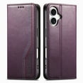 thumbnail image 1 of Allytechgroup Wallet Case for Apple iPhone 15 Pro Max, Rugged TPU Faux Leather Flip Cover with Shock-Absorbent Protection, Card & Cash Slots, Stand Holder, Anti-Scratch Wrist Strap Design, Purple, 1 of 12