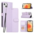 thumbnail image 1 of Allytechgroup Wallet Case Compatible with Apple iPhone 13 for Women Men, Flip Stand Cards Slots Bumper Anti-Scratch All-Round Protection Slim Fit Shell Cover Phone Case for iPhone 13, Purple, 1 of 9