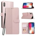 thumbnail image 1 of Allytechgroup Wallet Case Compatible with Apple iPhone XS/ iPhone X for Women Men, Flip Stand Cards Slots Bumper Anti-Scratch All-Round Protection Slim Fit Shell Cover Phone Case, Rosegold, 1 of 9