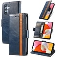 thumbnail image 1 of Allytechgroup Wallet Case Cover for Samsung Galaxy A16 5G, Vintage PU Leather RFID Blocking Cards Holder Stand Flip Folio Mangetic Closure Shockproof Phone Case Cover for Galaxy A16 5G, Bue, 1 of 9