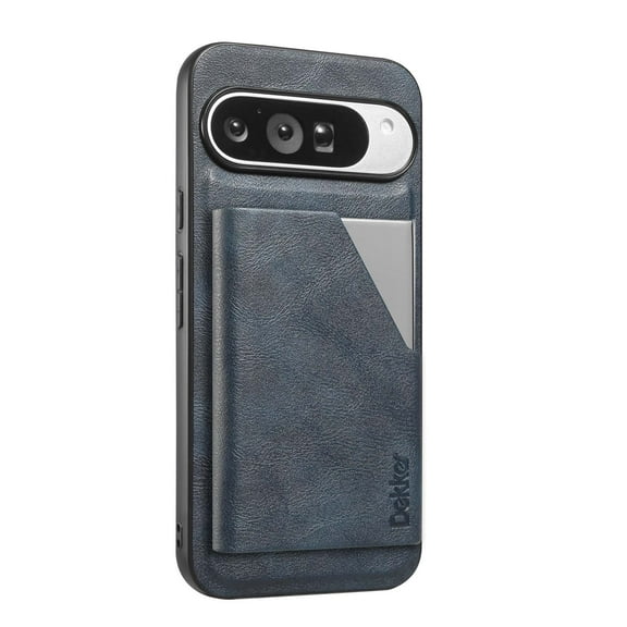 Allytechgroup Wallet Case for Google Pixel 10 Pro XL, PU Leather Phone Case with Detachable Cards Holder Compatible with Magsafe Shockproof Protective Magnetic Back Cover for Women Men, Blue