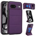 thumbnail image 1 of Allytechgroup Wallet Case for Google Pixel 8 with Credit Card Slot, PU Leatehr Phone Case with Stand RFID Blocking Shockproof Back Cover for Google Pixel 8 for Women Men, Darkpurple, 1 of 5