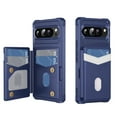 thumbnail image 1 of Allytechgroup Wallet Case for Google Pixel 8 Pro with Credit Card Slot, Slim Fit PU Leather RFID Blocking Stand Phone Case Shockproof Protective Back Cover for Google Pixel 8 Pro Women Men, Darkblue, 1 of 7