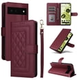 thumbnail image 1 of Allytechgroup Wallet Case for Google Pixel 9 Pro XL, Premium PU Leather Slim Flip Cover Stand Bumper Shockproof Protective Cards Slots Anti-Scratch Phone Case for Pixel 9 Pro XL, Winered, 1 of 12