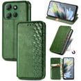 thumbnail image 1 of Allytechgroup Wallet Case for Motorola G Stylus 5G (2025), Premium PU Leather Luxury Case with Kickstand & Card Slots, Magnetic Closure Inner Soft TPU Shockproof Protective Case for Women Men, Green, 1 of 5