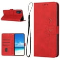 thumbnail image 1 of Allytechgroup Wallet Case for Motorola Moto G Power 5G 2024,Shock Absorption Heart Pattern PU Leather Magnetic Closure Folio Flip Holder Card Slots Phone Cover with Wrist Strap, Red, 1 of 11