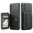thumbnail image 1 of Allytechgroup Wallet Case for Samsung Galaxy A26 5G, RFID Blocking Premium PU Leather Cards Holder Retro Shockproof Scratch Resistance Phone Case for Women Men, Black, 1 of 9