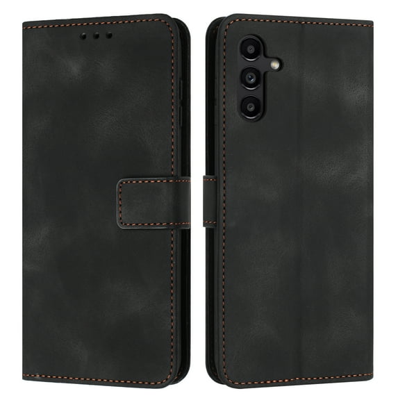 Allytechgroup Wallet Case for Samsung Galaxy A36 5G, RFID Blocking Premium PU Leather Flip Folio Stand Card Slots Hand Wrist Shockproof Protective Phone Case for Samsung Galaxy A36 5G, Black