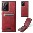 thumbnail image 1 of Allytechgroup Wallet Case for Samsung Galaxy Note 20 Ultra Compatible with MagSafe Detachable Pocket Wallet Magnetic Card Bag PU Leather Case with Kickstand Credit Card Slots Wireless Charging - Red, 1 of 10