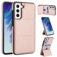 thumbnail image 1 of Allytechgroup Wallet Case for Samsung Galaxy S21 FE with Credit Card Slot, PU Leatehr Phone Case with Stand RFID Blocking Shockproof Back Cover for Samsung Galaxy S21 FE for Women Men, Rosegold, 1 of 5