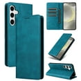 thumbnail image 1 of Allytechgroup Wallet Case for Samsung Galaxy S24, Built-in Credit Card Slot RFID Blocking PU Leather Flip Stand Magnetic Closure Case Shockproof for Samsung Galaxy S24, Bluegreen, 1 of 7