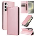 thumbnail image 1 of Allytechgroup Wallet Case for Samsung Galaxy S24, Built-in Credit Card Slot RFID Blocking PU Leather Flip Stand Magnetic Closure Case Shockproof for Samsung Galaxy S24, Rosegold, 1 of 7
