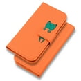 thumbnail image 1 of Allytechgroup Wallet Case for Samsung Galaxy S24, Cute Animal Design Mangetic Closure Flip Cover Stand Protective Shockproof Slim Fit Shell Phone Case for Galaxy S24, Orange, 1 of 8