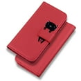 thumbnail image 1 of Allytechgroup Wallet Case for Samsung Galaxy S24, Cute Animal Design Mangetic Closure Flip Cover Stand Protective Shockproof Slim Fit Shell Phone Case for Galaxy S24, Red, 1 of 8