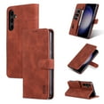 thumbnail image 1 of Allytechgroup Wallet Case for Samsung Galaxy S24 Plus, Premium PU Leather RFID Blocking Cards Slots Stand Mangetic Closure Flip Folio Phone Case Cover for Galaxy S24 Plus, Brown, 1 of 11