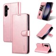 thumbnail image 1 of Allytechgroup Wallet Case for Samsung Galaxy S24, Premium PU Leather RFID Blocking Cards Slots Stand Mangetic Closure Flip Folio Phone Case Cover for Galaxy S24, Rosegold, 1 of 11